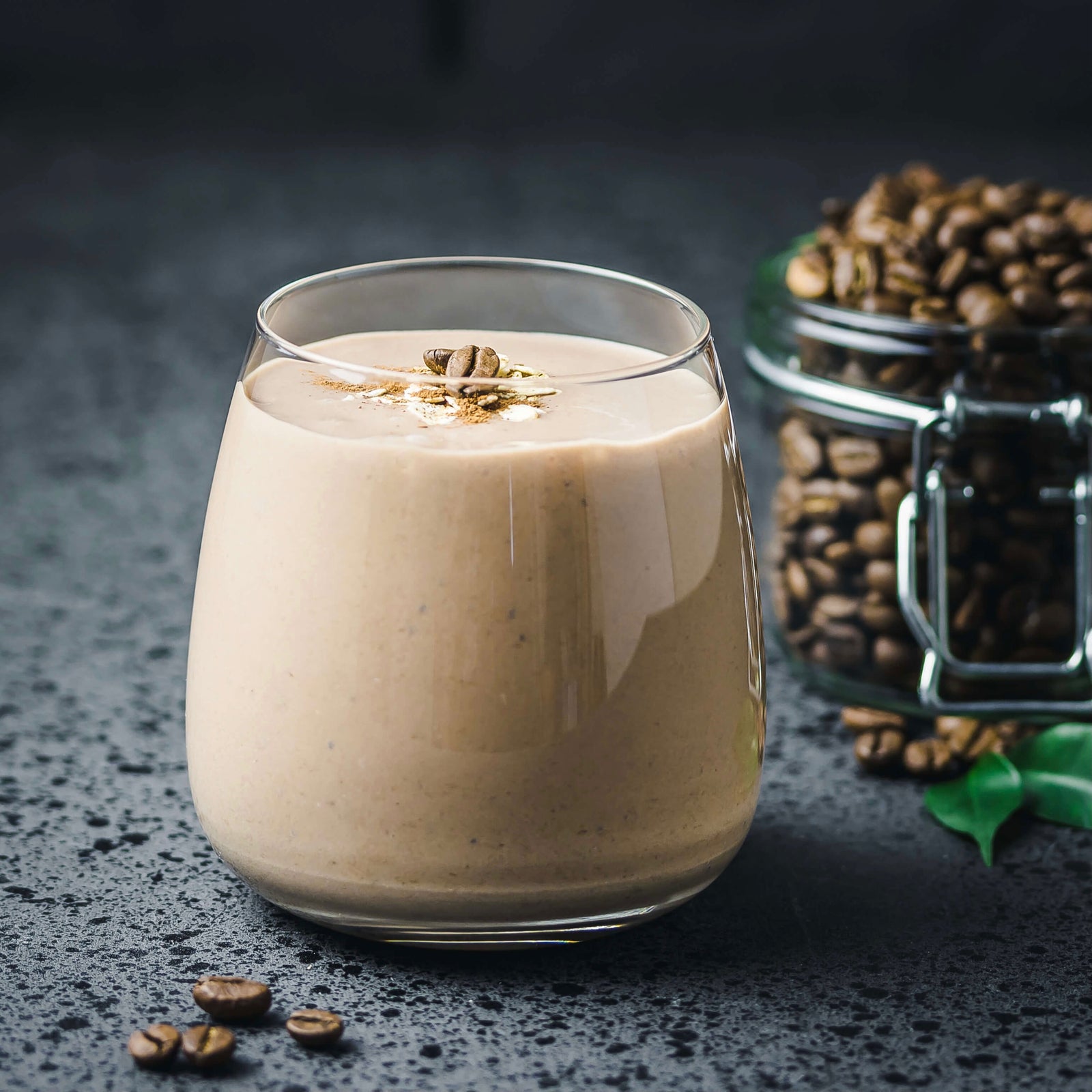 Chocolate PB Protein Mocha Banana Smoothie