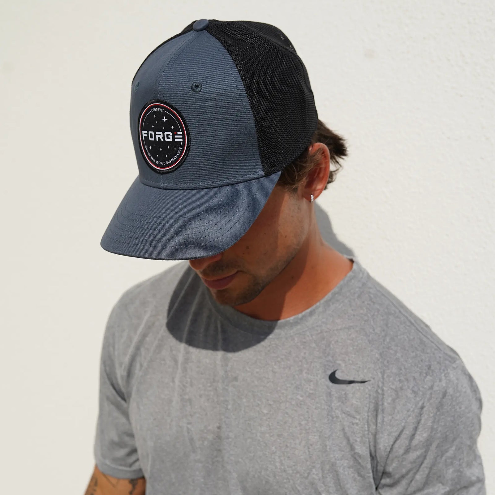 FORGE | Ranger Snapback Cap - Grey Blue