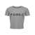 FORGE | Grey Crop Shirt